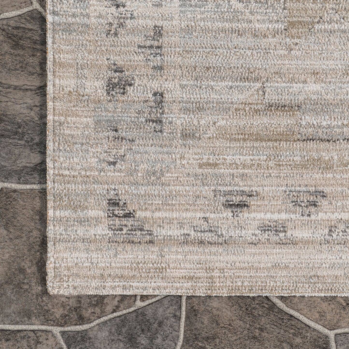 Shia Bordered Washable Indoor & Outdoor Rug - Beige