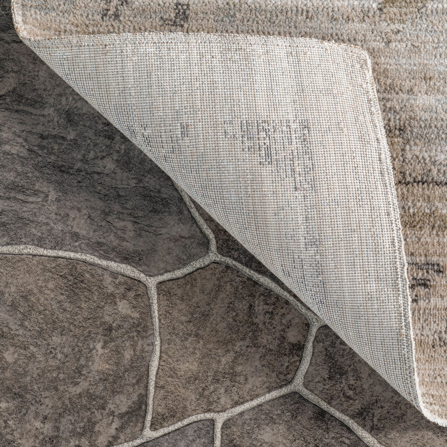 Shia Bordered Washable Indoor & Outdoor Rug - Beige