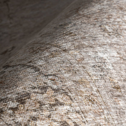 Bayberry Vintage-Style Washable Rug in Sand Color