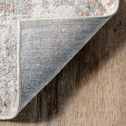 Patty Machine Washable Rug | Blue Multicolor for Rainy Days